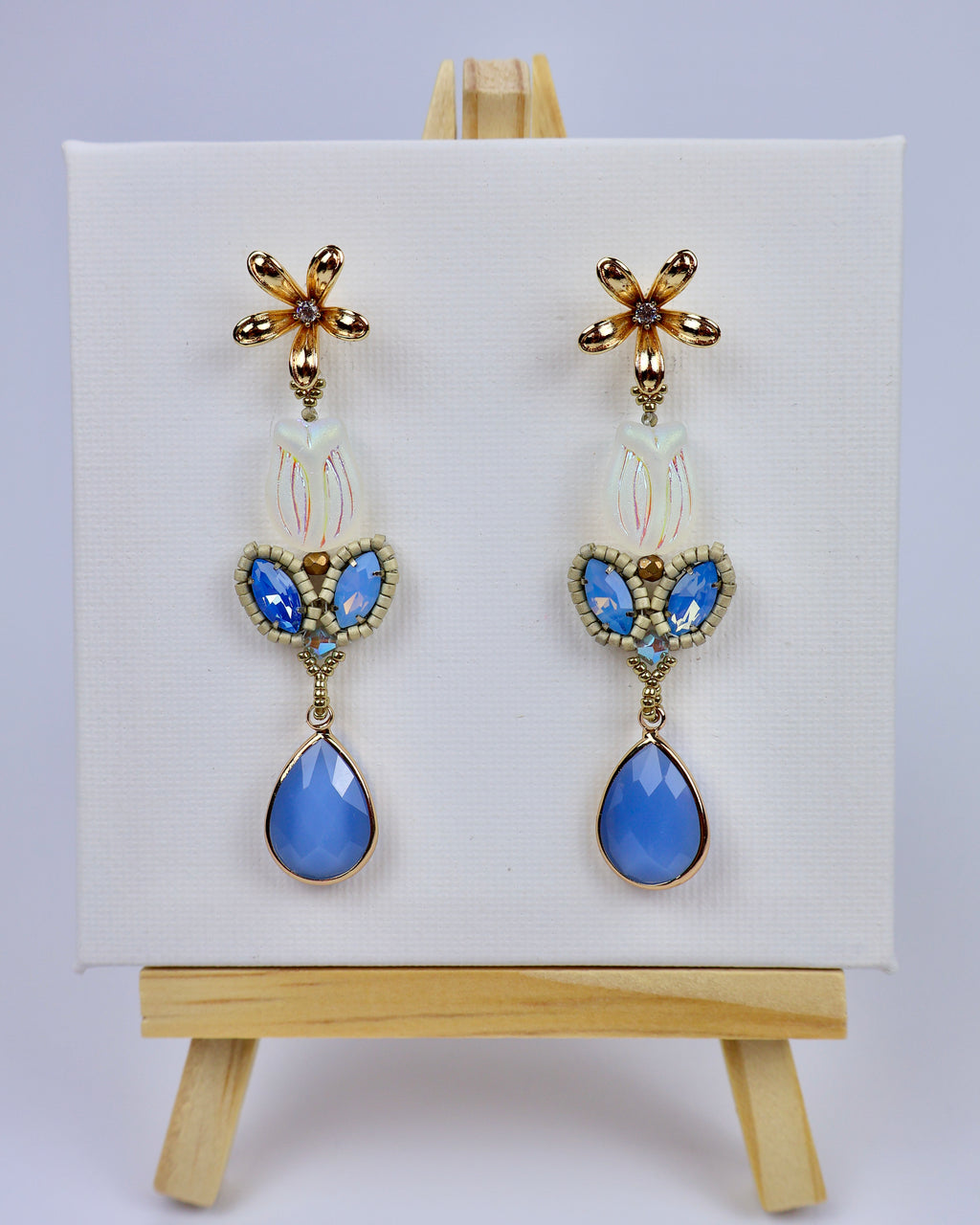 ''PINK DIAMOND'' EARRINGS