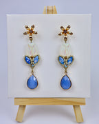 ''PINK DIAMOND'' EARRINGS