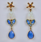 ''PINK DIAMOND'' EARRINGS