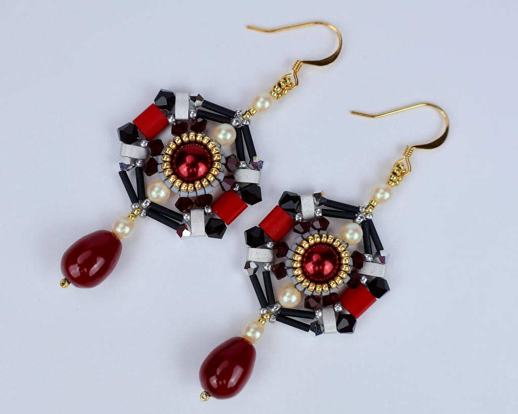 ''SNOW WHITE'' EARRINGS