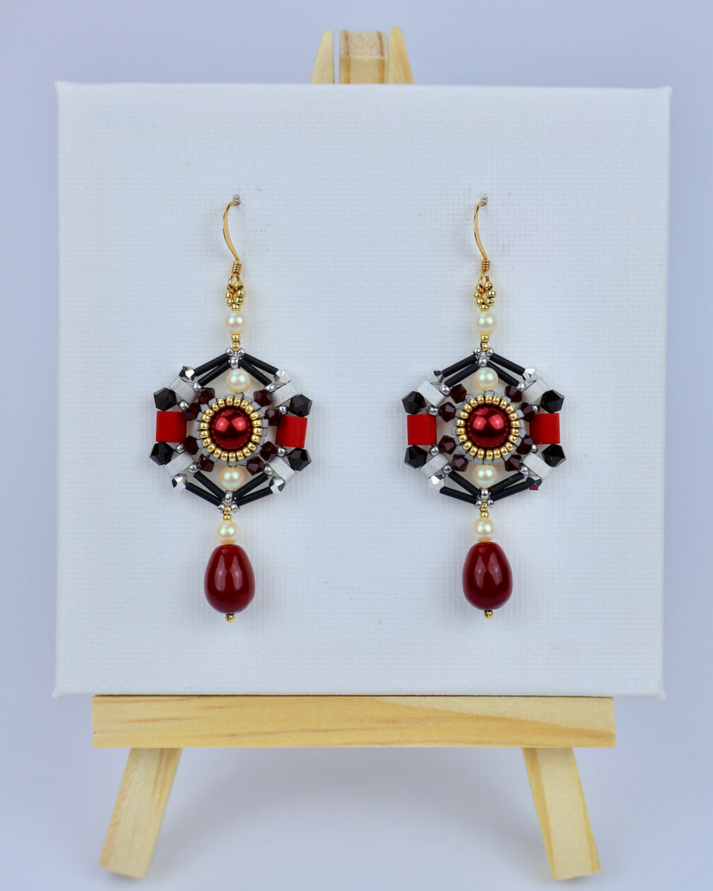 ''SNOW WHITE'' EARRINGS