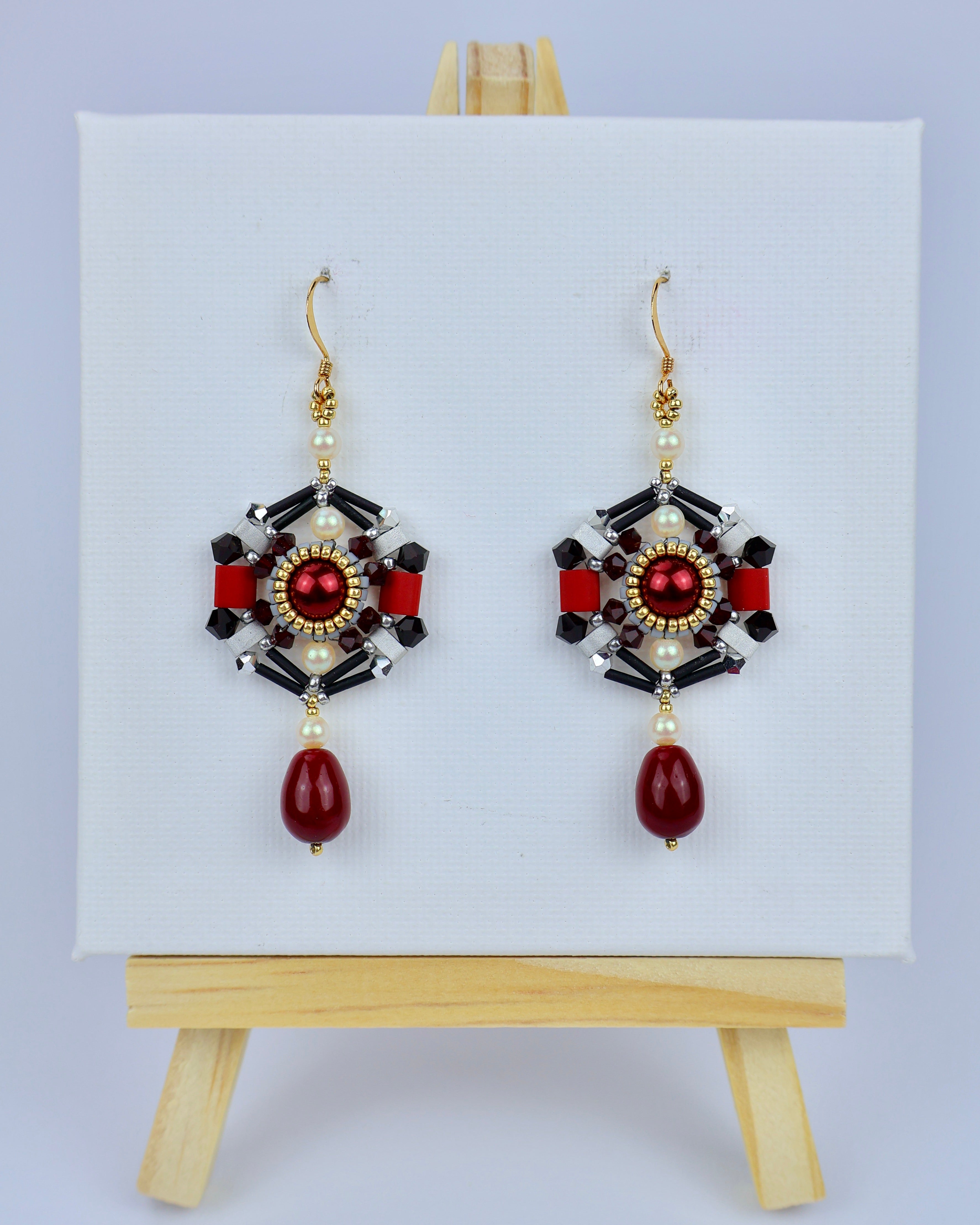 ''SNOW WHITE'' EARRINGS