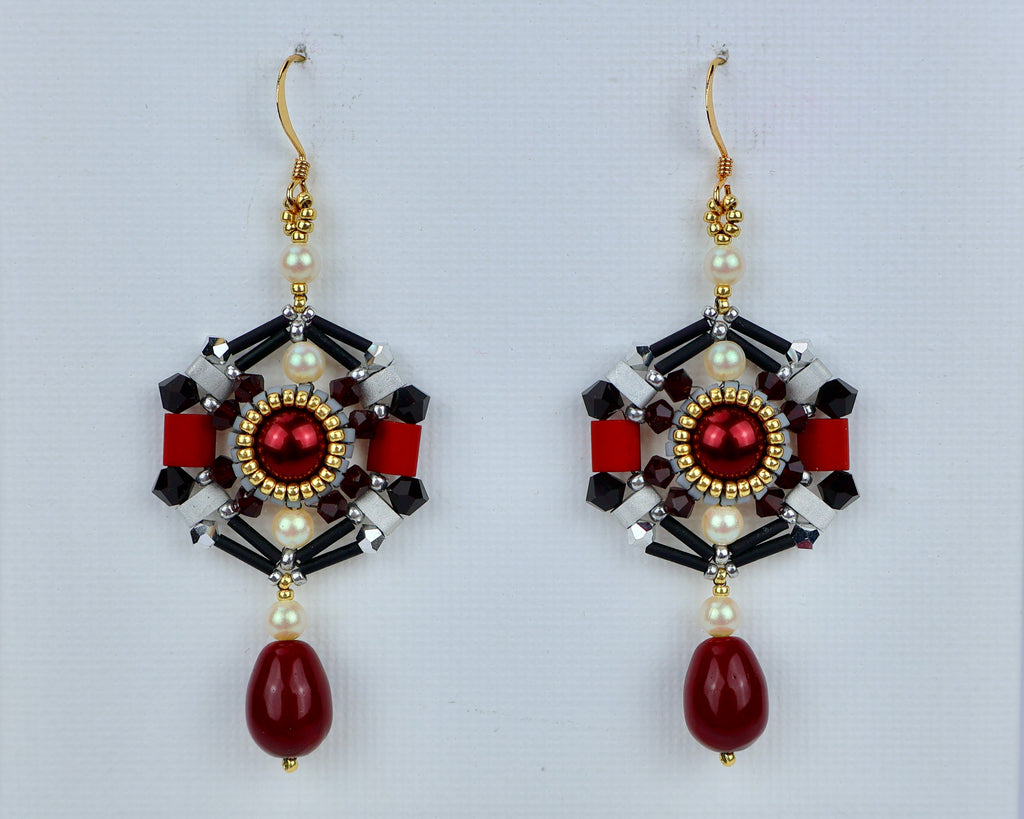 ''SNOW WHITE'' EARRINGS