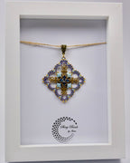 "QUATERFOIL WINDOW" PENDANT