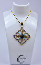 "QUATERFOIL WINDOW" PENDANT