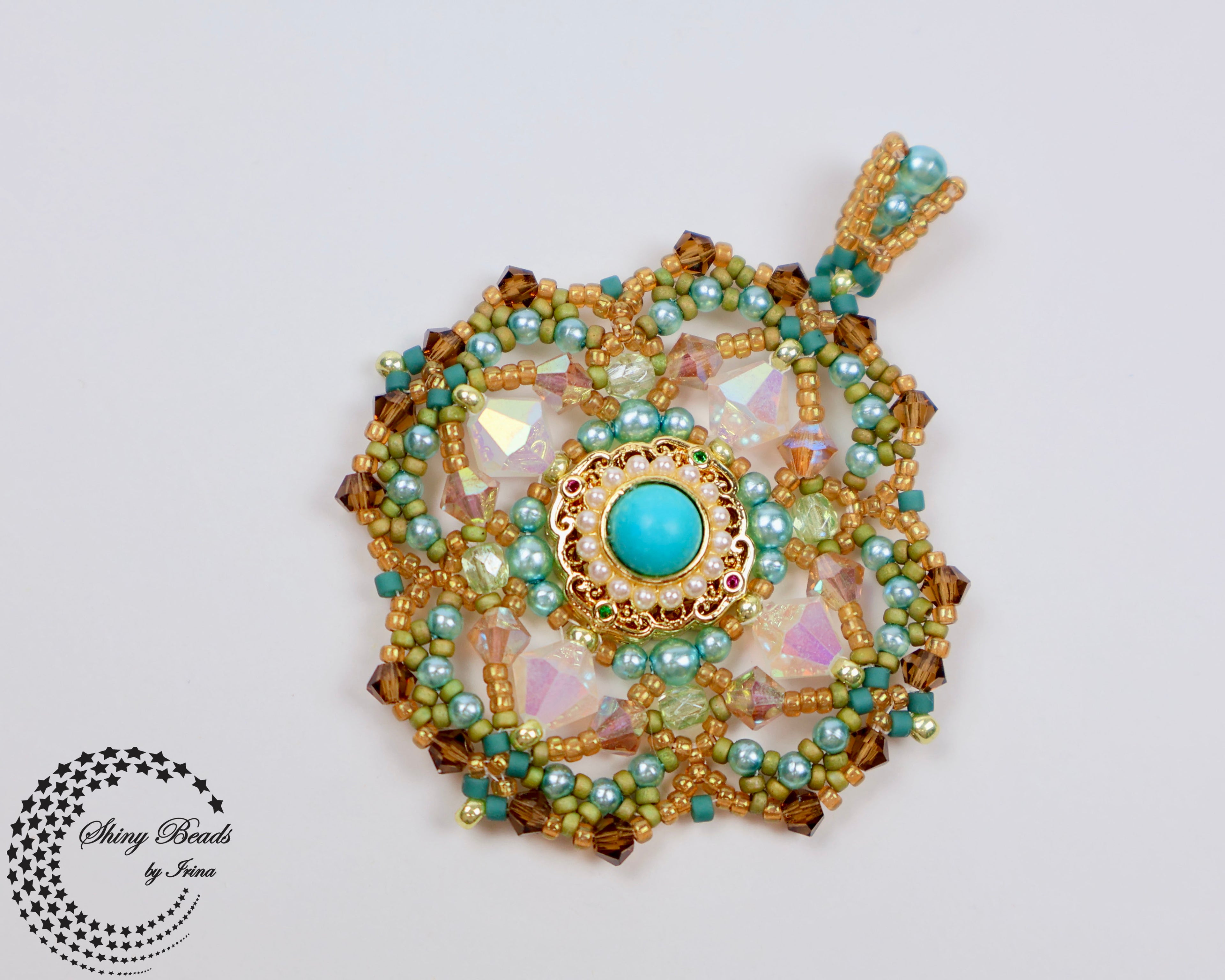"SEA BREEZE ROSE" PENDANT