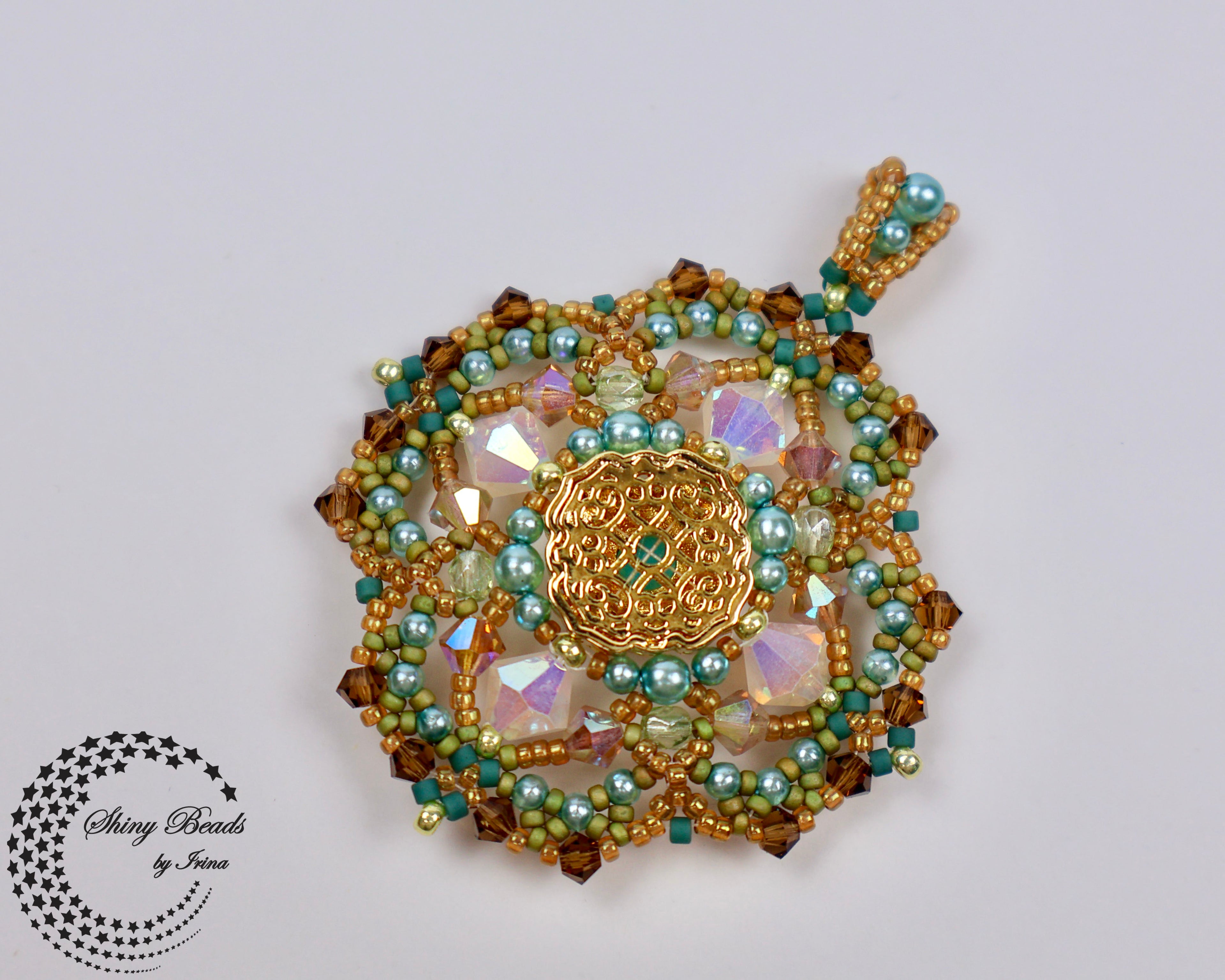 "SEA BREEZE ROSE" PENDANT