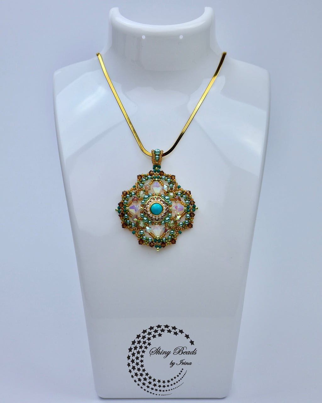 "SEA BREEZE ROSE" PENDANT