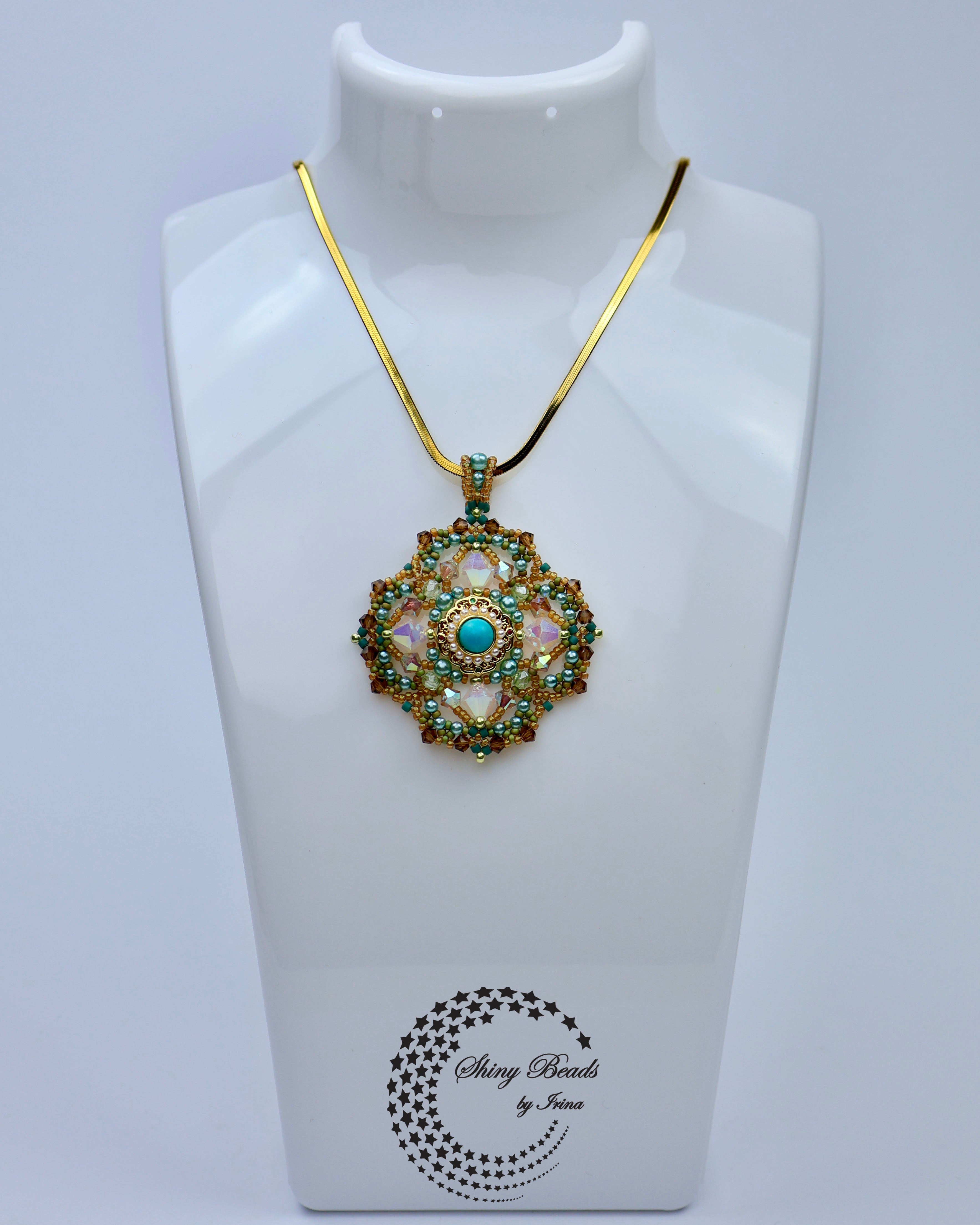 "SEA BREEZE ROSE" PENDANT