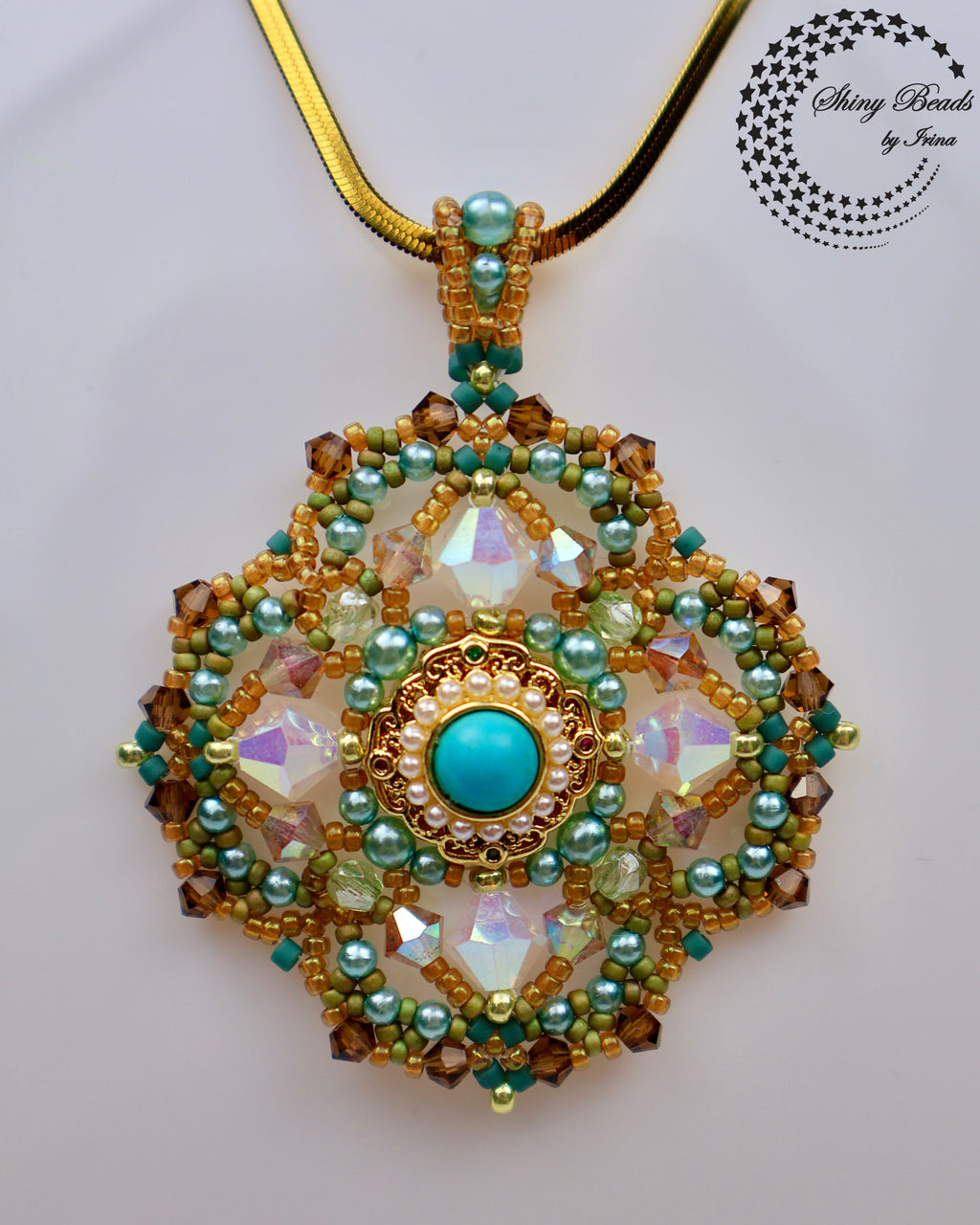 "SEA BREEZE ROSE" PENDANT